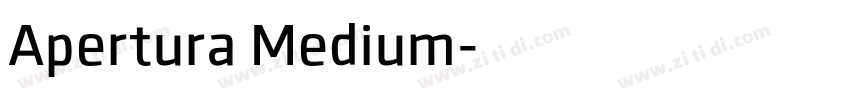 Apertura Medium字体转换